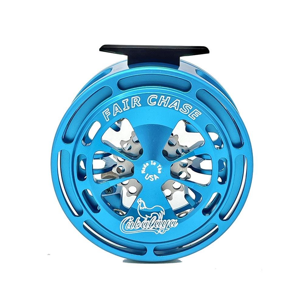 Cubalaya Outfitters Fair Chase G2 Click Pawl Fly Reel in Blue On Blue